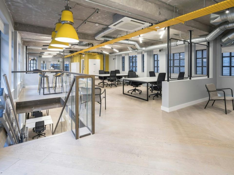 Modern London offices with flexible workspace options