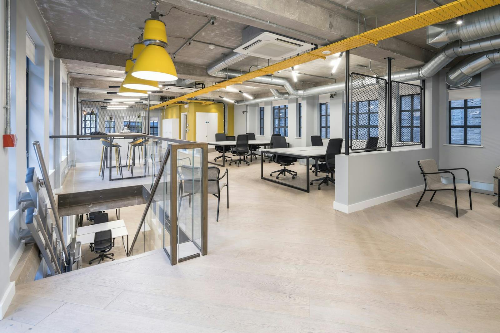 Modern London offices with flexible workspace options
